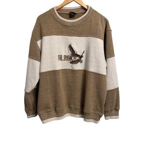 Vintage Alaska Sweatshirt Renegade Club Eagles 1990’s Colorblock Eagles Soaring